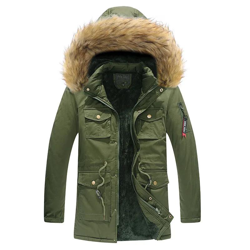 남성용 겨울 플리스 따뜻한 재킷, 캐쥬얼 후드 모피 칼라, 방풍 파카, 2023 브랜드, 새로운 야외 두꺼운 재킷 코트
